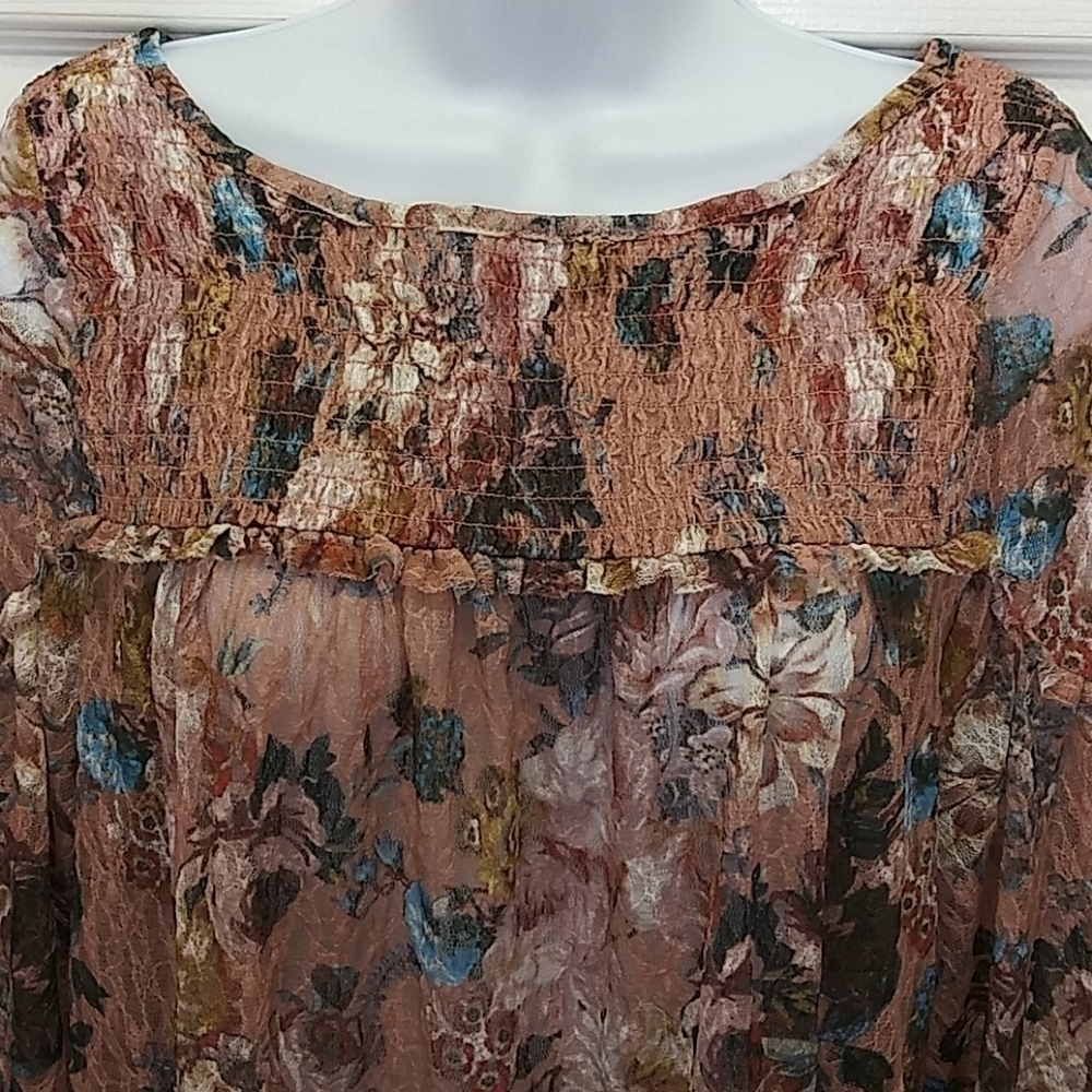 Anthro. AKEMI +‎ KIN Patrizia Pink Rose Flo… - Picture 7 of 13